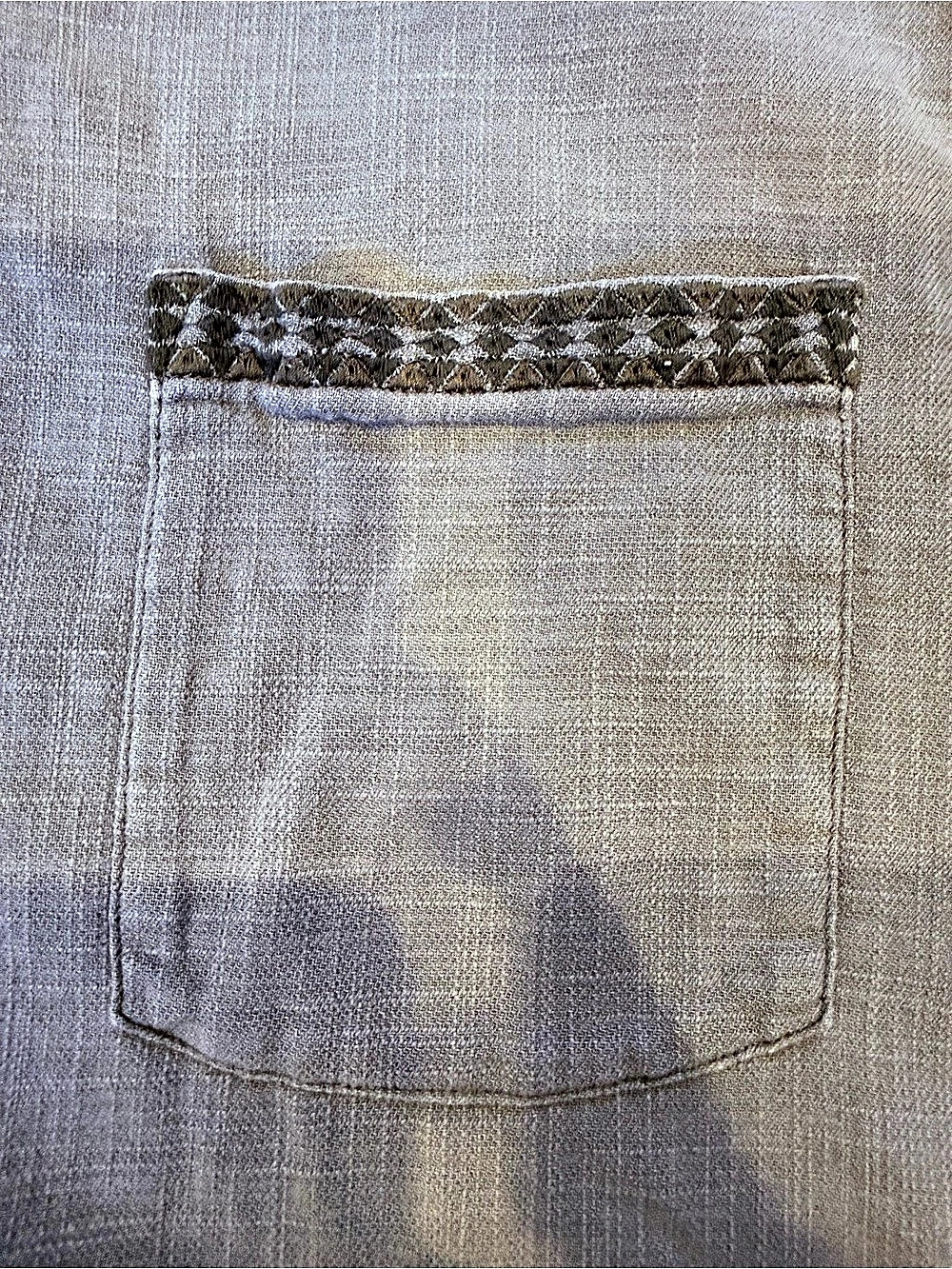 Marine Layer Stretch Selvage Embroidered Resort Shirt Green XL - Picture 4 of 4